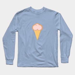 Strawberry Ice Cream Cone Long Sleeve T-Shirt